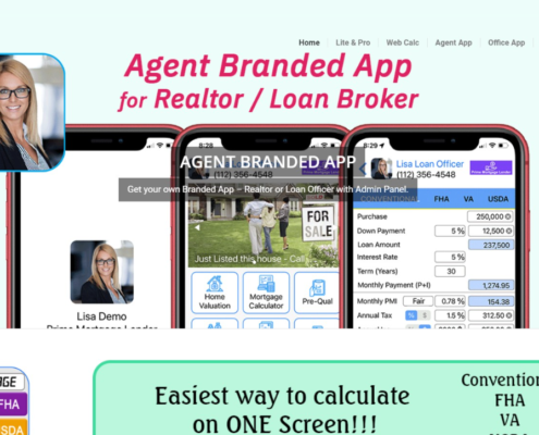 Mortgage calculator for realtors